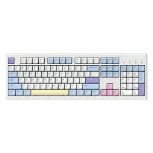 한성컴퓨터 유무선 기계식 키보드 딥블루 뽀송 38g