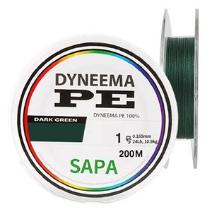 싸파 다이니마 PE 100 합사줄