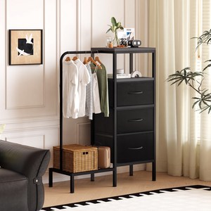 소웰홈 패브릭 서랍형 행거 수납장