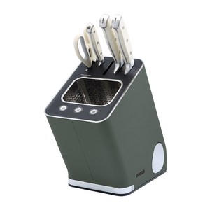 [쿠진본사] 나이프케어 시즌2 살균건조기 칼갈이 + 칼세트, 딥그린+에지리칼세트, 나이프케어2