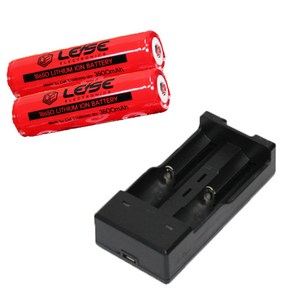 삼성 18650 3500mAh 충전지 2알 + 2구 충전홀더