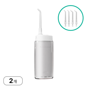 [치과공식납품] 닥터대니 워터테라픽 미니픽 휴대용 접이식 무선 구강세정기 치아 치간 세척기 세정기 잇몸 케어 관리, 화이트, ICR 18650