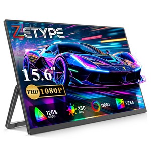 ZETYPE 15.6inch 휴대용 모니터 FHD IPS패널 포터블 모니터 HDR