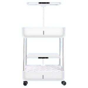 숨그린 식물재배기 수경재배기 가정용 스마트팜 실내 온실 식물장 수직농장 텃밭 야채 채소 상추 LED 대용량, 1개, 화이트