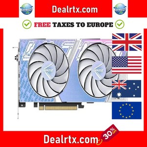 다채로운 GEFORCE RTX OC 128BIT 비디오 4060 게임 카드 컴퓨터 DUO 8GB 그래픽 DR6