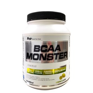 비유피 BCAA몬스터 레몬맛 아미노산 헬스보충제, 1개, 500g
