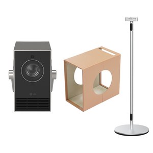 LG전자 시네빔 HU710PB 2024신모델 큐브 4K 빔프로젝터 Qube, 큐브+커버+스탠드