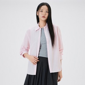 미쏘 여성용 베이직 세미오버핏 셔츠