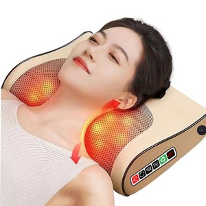 목 어깨 베개마사지기 안마베개 안마기 다기능 마사지기 온열 주무름 기능 6개 조작 버튼