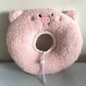 웨이비데이즈 반려동물 뽀글이 쿠션 넥카라