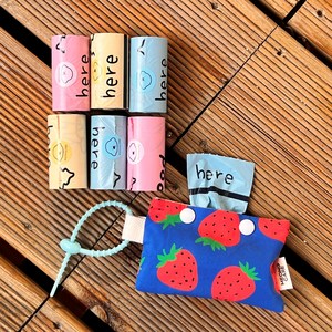 멍케어 강아지 풉백 파우치 배변봉투 6롤 세트