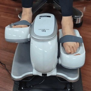 [효도88 정품] 국산 최신형 전동 자동 다리운동 헬스기구, 화이트