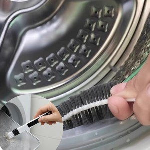 샵버스 건조기 세탁기 틈새 청소솔, 1개, 클린화이트