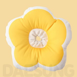 듀오독 플라워 강아지 넥카라 방수 고양이 중성화 도넛쿠션