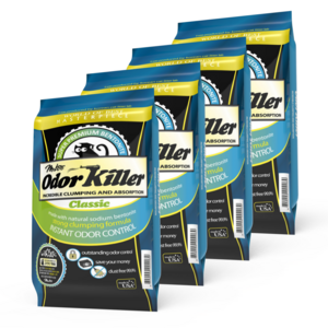 미스터리 오더킬러 클래식 고양이 모래 9kg 총 4봉(총 2박스 배송), 9kg, 4개, 무향