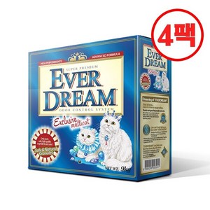 에버드림 익스클루시브 멀티캣 9kg 4봉, 9kg, 4개, 무향