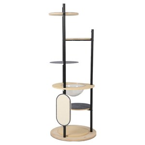 피카노리 고양이 몰토 기둥 스크래쳐 타워 세트 PECA8146, 혼합색상, 1세트