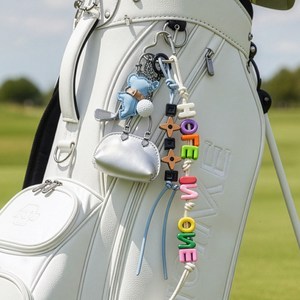 골프 열쇠고리 키링 가방고리 네임텍, 1개, 플레이 포 버디