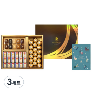 드림미당 행운합격엿 페레로+스위스델리스 시험합격 응원선물, 3세트, 544g