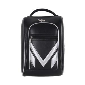 맥클라이드 골프 신발주머니 / 신주머니 골프화 가방 주머니 슈즈백 남성 여성 남자 여자 신발가방, 블랙-실버, 1개