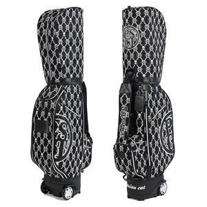 페르시안캣 헥사곤 서클 휠 골프 캐디백 025 블랙