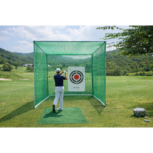 전국출장설치서비스 3X3m 대형 옥상 야외 실내 개인 골프연습망 연습장스윙네트 골프그물망, 그린, 100개