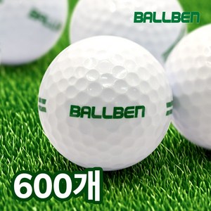 볼벤 골프 레인지볼 KSPO 테스트 우수 화이트 스크린골프 연습장 공 GDR/SG 호환 오늘출발, 1개, 600개입, 화이트