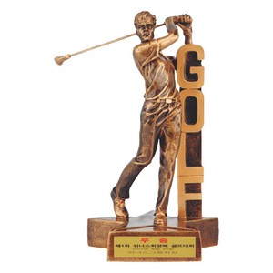 RJT-070 골프트로피우승패 대회트로피 트로피제작 기념트로피 레진트로피