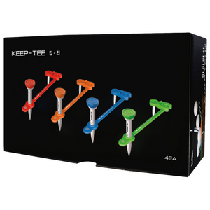무조건 공이뜨는 실리콘골프티 높이조절 골프티꽂이 킵티 4P선물세트, 선물세트 1개, 1개