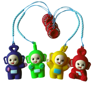 젤리라인 텔레토비 골프티걸이 세트, 1세트, 혼합색상