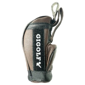 지아이골프 뉴 볼파우치 [단품], 다크브라운, 5개