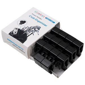 골프 캐디백 아이언 홀더 골프채 고정 클립, 14개, 블랙