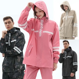 BR01 패션 스포츠우의  레져 골프우의 등산 바이크 라이더 우의 상하세트 - 남여공용 패션골프우의