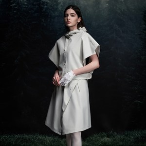 테크스킨 여성 투피스 비옷, 크림, 1개