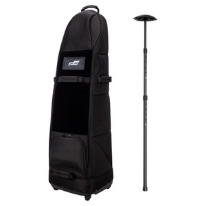 플레이이글 정품 6개 바퀴달린 골프백 항공커버 자립형 폴더블 하드케이스 바퀴형 + 마켓히어로 악세사리 증정