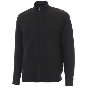 엘르 남성 캐주얼 다이아 퀄팅 믹스 방풍 집업 65413