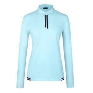 (여성)시보리 배색 기본 티셔츠_HB1WTS001