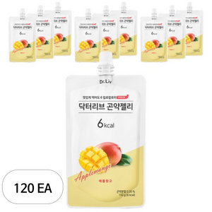 닥터리브 곤약젤리 애플망고맛, 150g, 120개