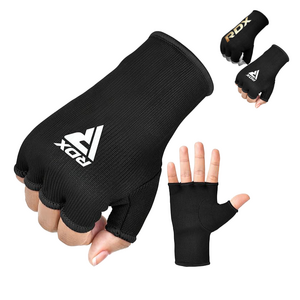 링사이드코리아 RDX 이너 복싱핸드랩 / 목장갑 대체 겔없음 mma 이지핸드랩 1쌍, 1세트, 화이트/블랙