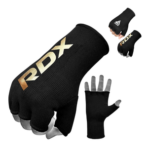 링사이드코리아 RDX 이너 복싱핸드랩 / 목장갑 대체 겔없음 mma 이지핸드랩 1쌍, 1세트, 골드/블랙