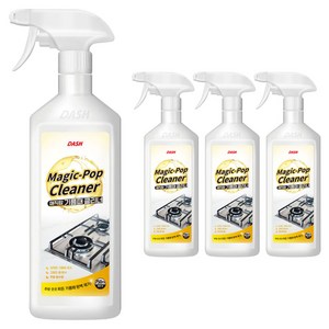대쉬 매직팝 기름때 클리너, 750ml, 4개