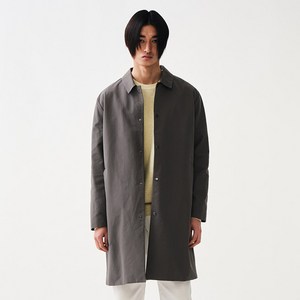 [에스티코] 남성 생활방수 에센셜 코튼-나일론 맥코트 베이직핏 카키