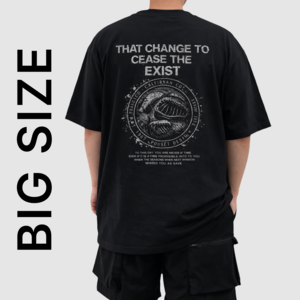 [2XL-5XL] 비크네 빅사이즈 오버핏 프린팅 반팔티