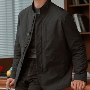 빌트모아 남성 봄 가을 겨울 디테쳐블 카라 사파리 점퍼 방수 자켓