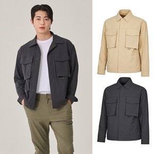 빌트모아 남성 봄 가을 블루종 봄버 자켓 빅포켓 점퍼