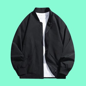 봄 가을 남자 캐주얼 자켓 빈티지 빅사이즈 루즈핏 야구복 항공점퍼 패션 남성 야구복 자켓 LQZ