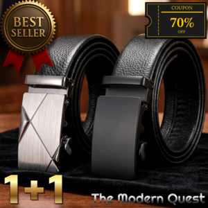 모던퀘스트 남성 벨트 가죽 자동 버클