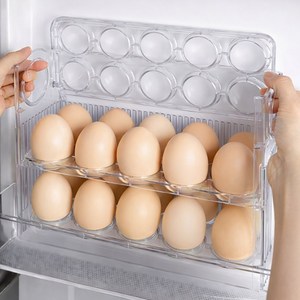 안심구매단 3단 계란 보관함 냉장고문 간편 정리