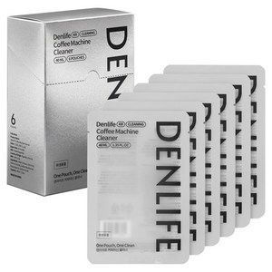 덴라이프 커피머신 클리너 40ml x 6p