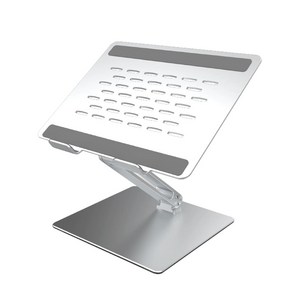 아이몰 프리미엄 알루미늄 노트북 높이 각도조절 스탠드 거치대 단일, 실버, 1개